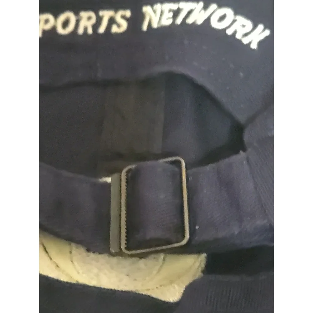 NWT Vtg 90s CBS Sports Hat K-Products Made In USA Navy‎ White Deadstock Cap